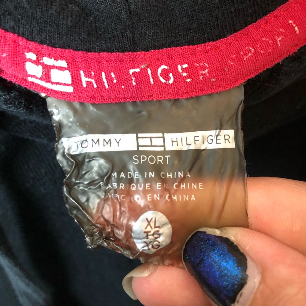 Tommy Hilfiger Sport Black Zip Up Hoodie - Picture 5 of 9